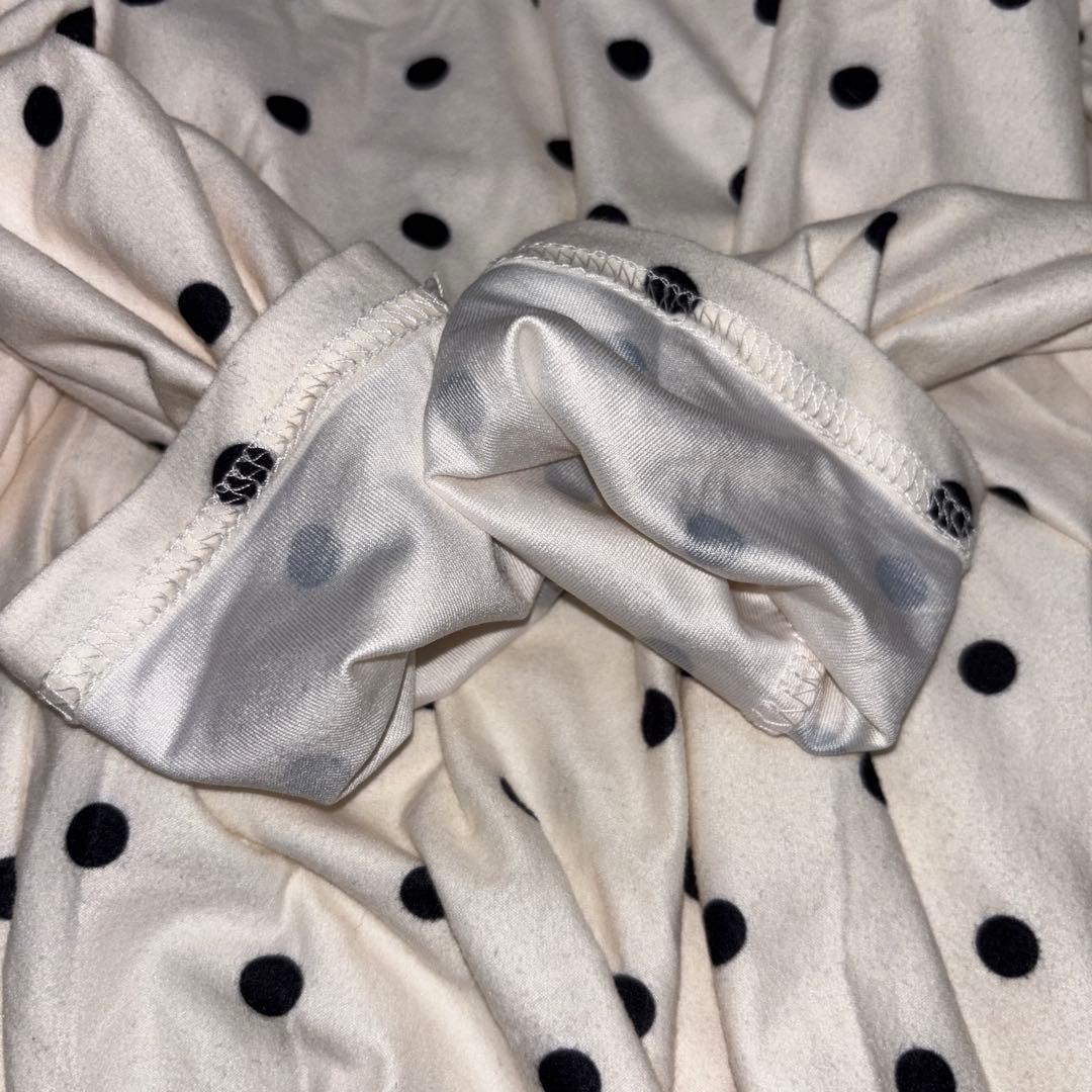 Dazy ドット柄 長袖シャツ MサイズロンT生地やわらかめd767 12