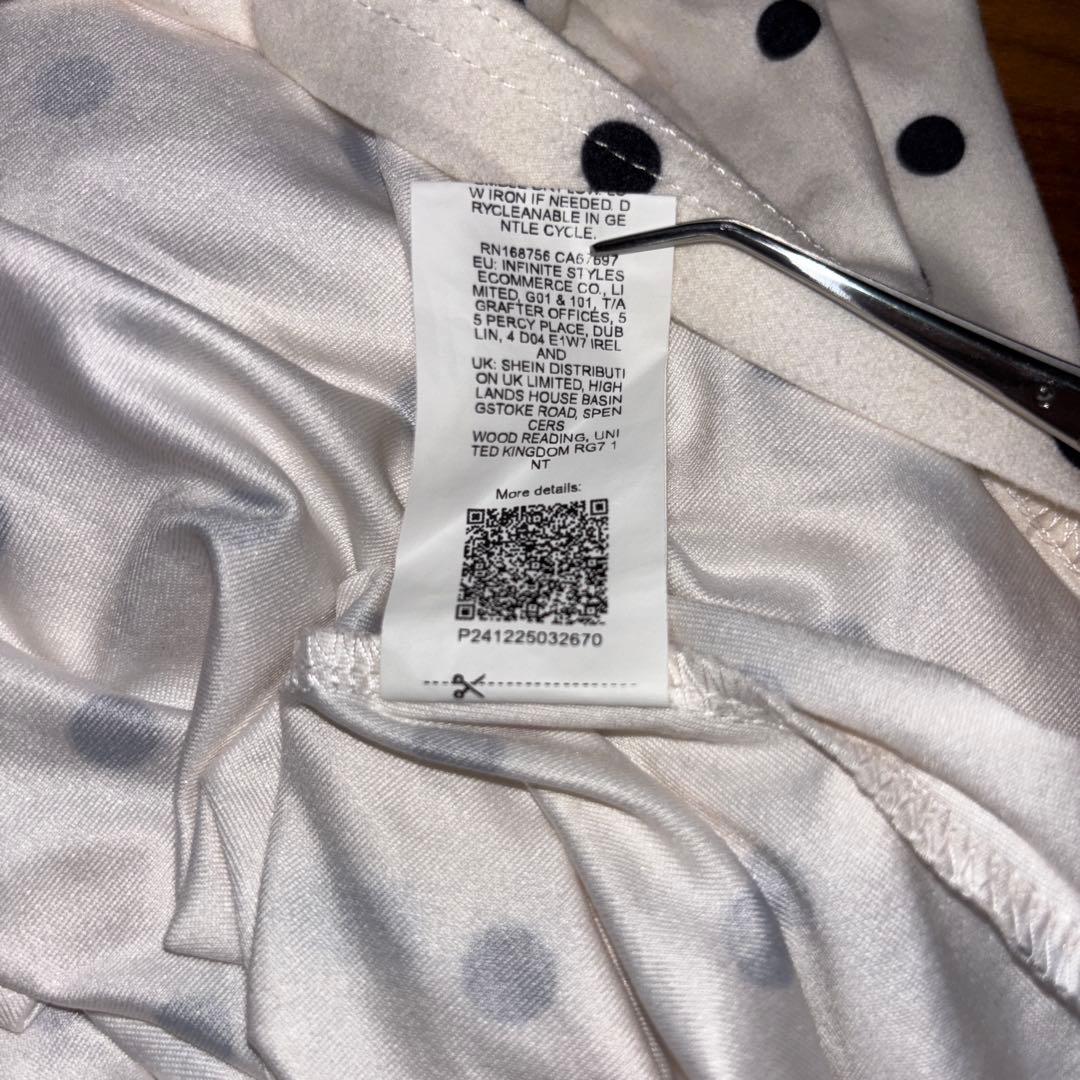 Dazy ドット柄 長袖シャツ MサイズロンT生地やわらかめd767 14