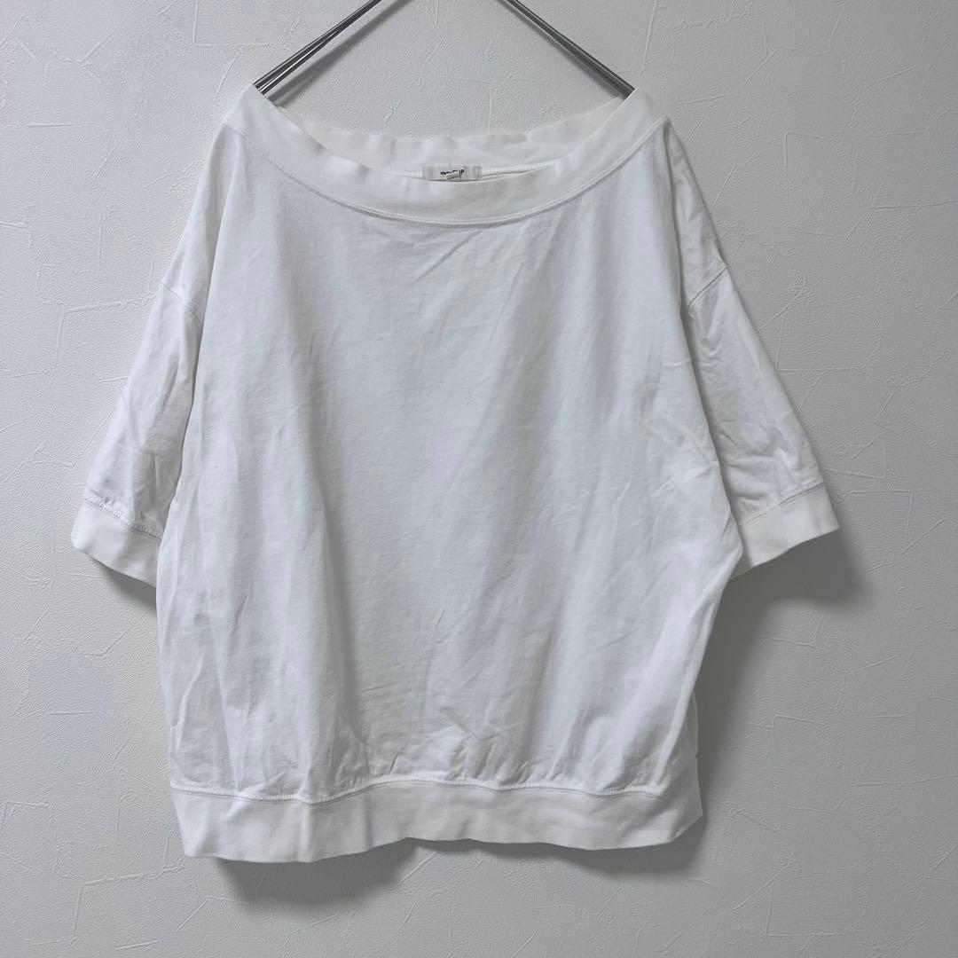 studio CLIP カットソー 半袖Tシャツ　白 ホワイト　 M 無地