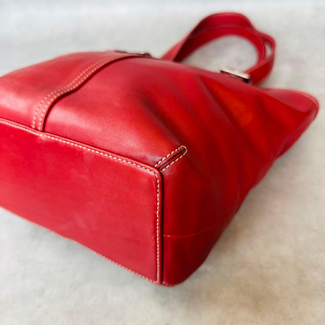 Vintage COACH Hampton Leather Tote Bag 12