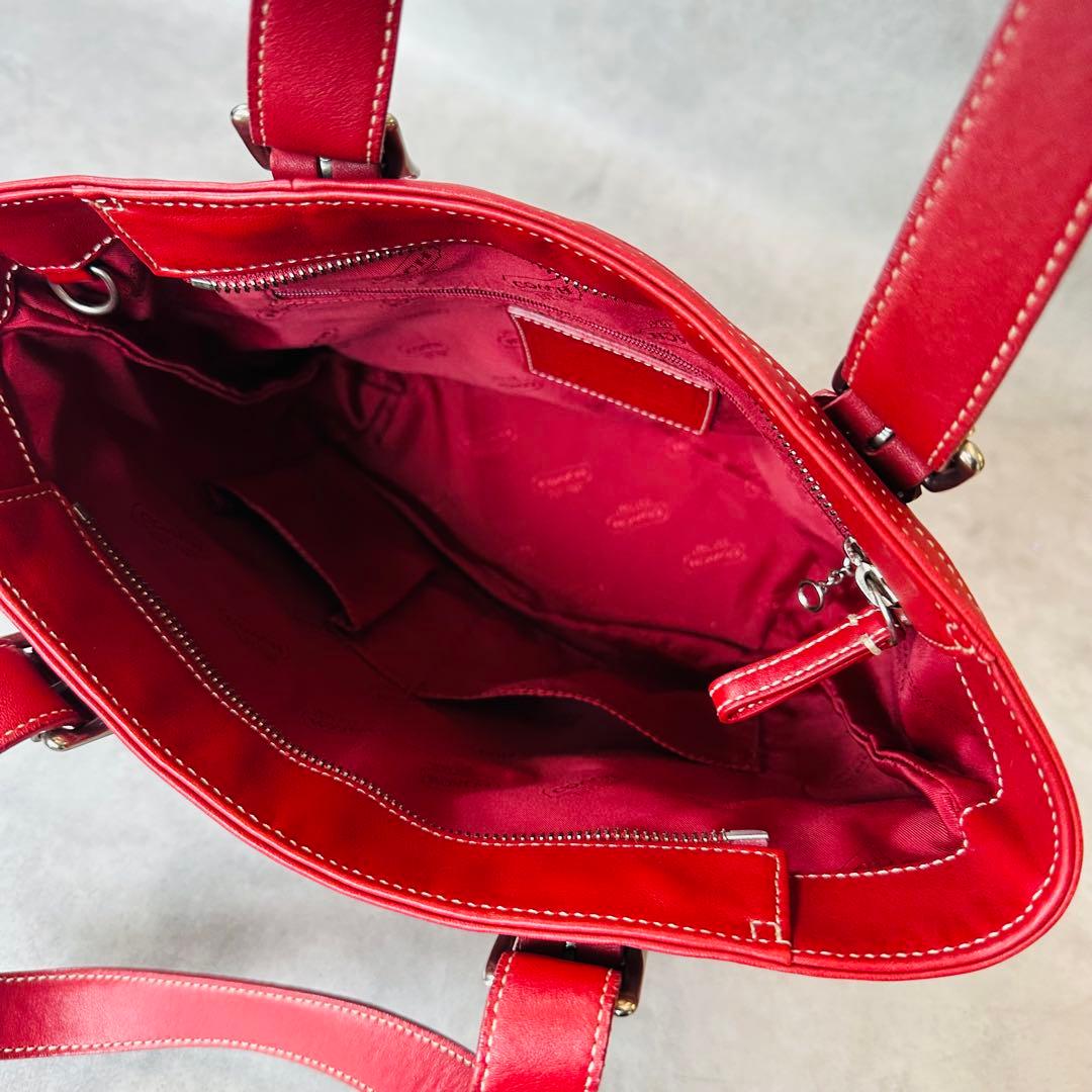 Vintage COACH Hampton Leather Tote Bag 14