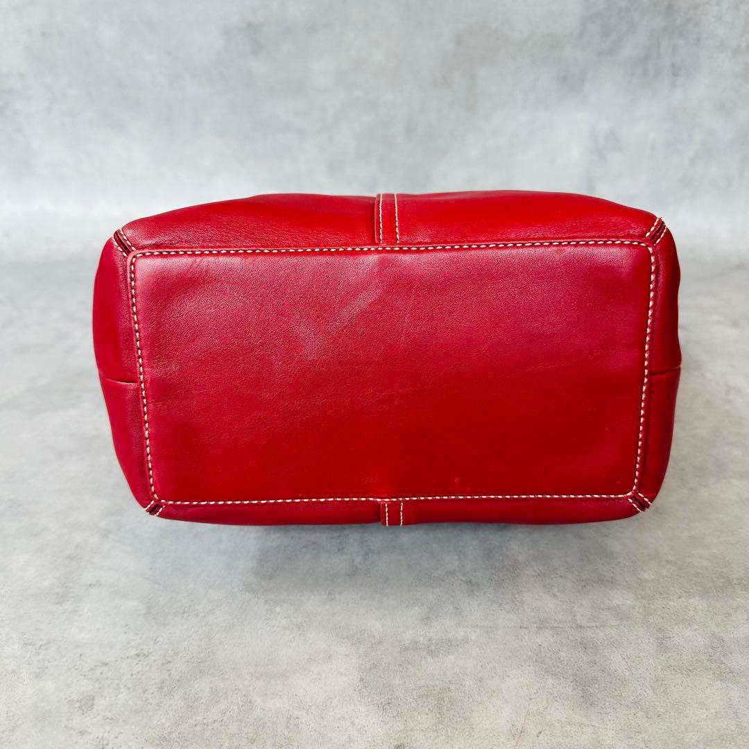 Vintage COACH Hampton Leather Tote Bag 8