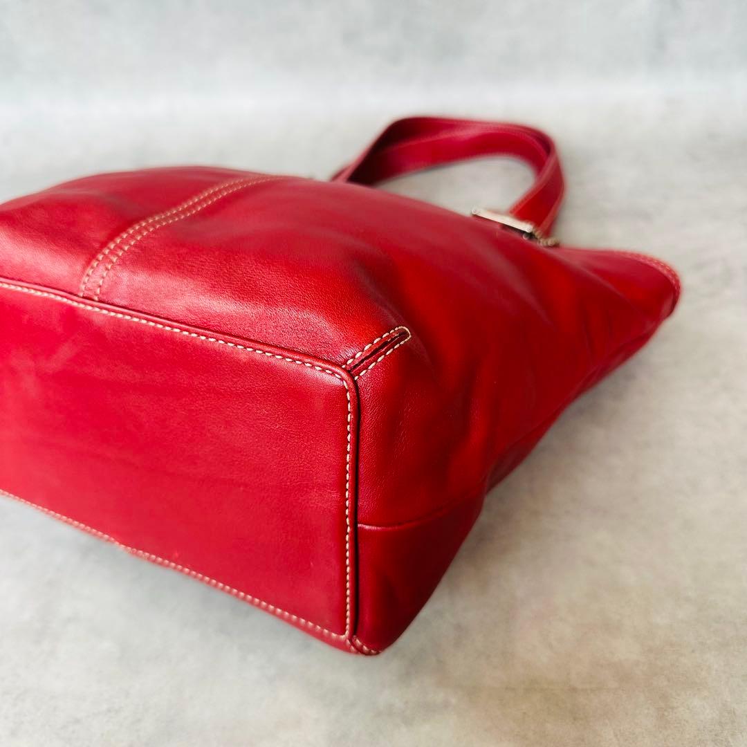 Vintage COACH Hampton Leather Tote Bag 10