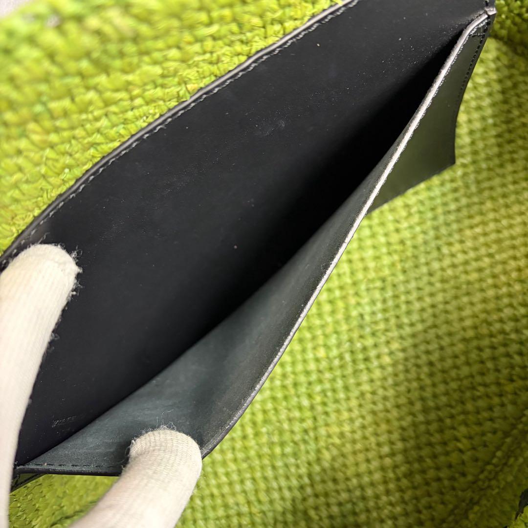 ⭐️ほぼ未使用⭐️ ロエベ フォント トート ミディアム ラフィア 5