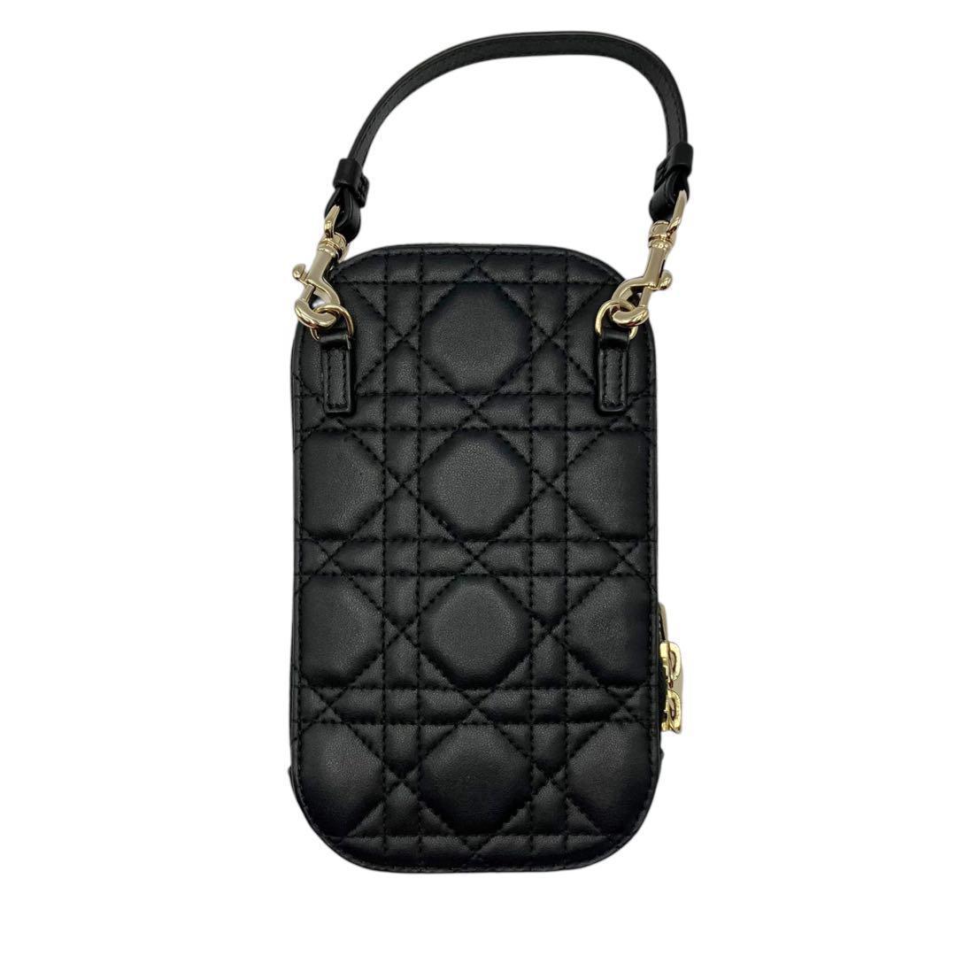 美品✨ レディディオール カナージュ フォンホルダー ブラック 3