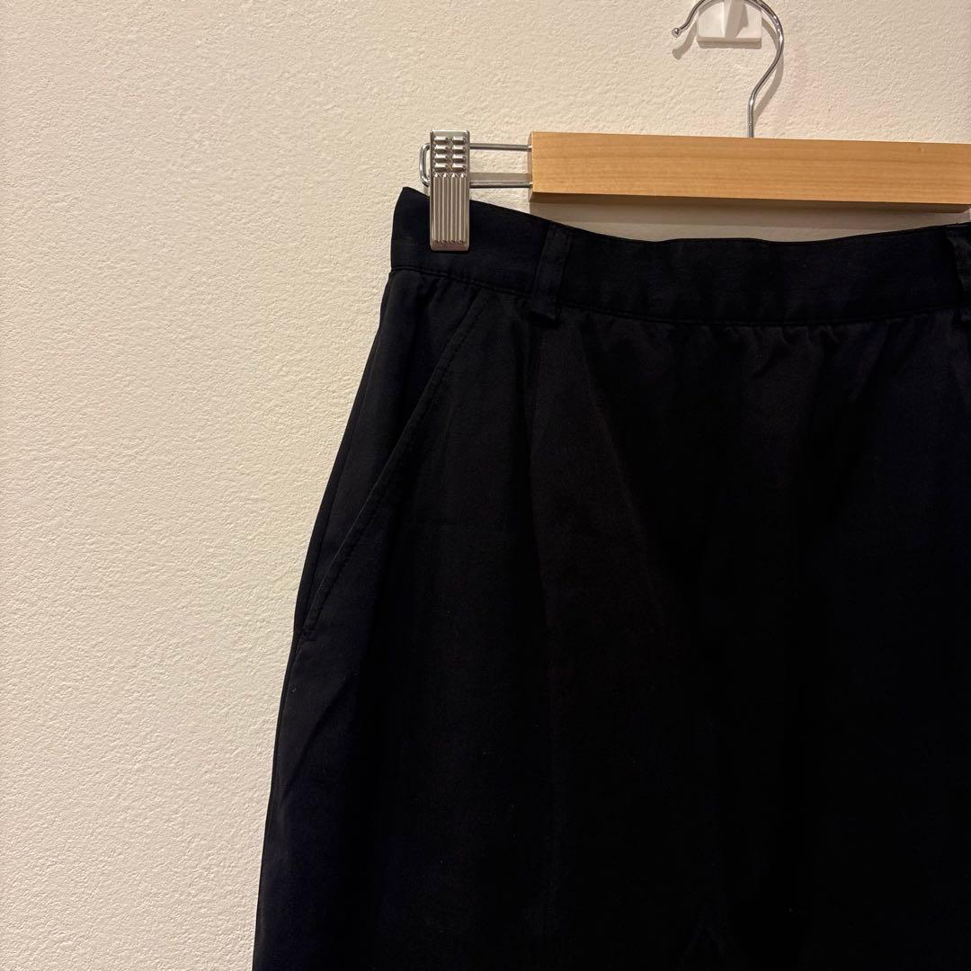ナチュラルビューティーベーシック タイトスカート ひざ丈 黒　ブラック S 無地 2