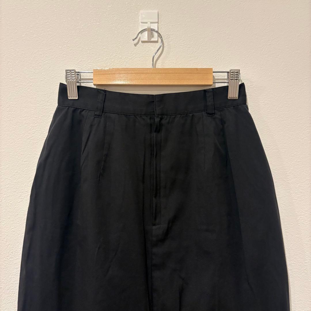 ナチュラルビューティーベーシック タイトスカート ひざ丈 黒　ブラック S 無地 4