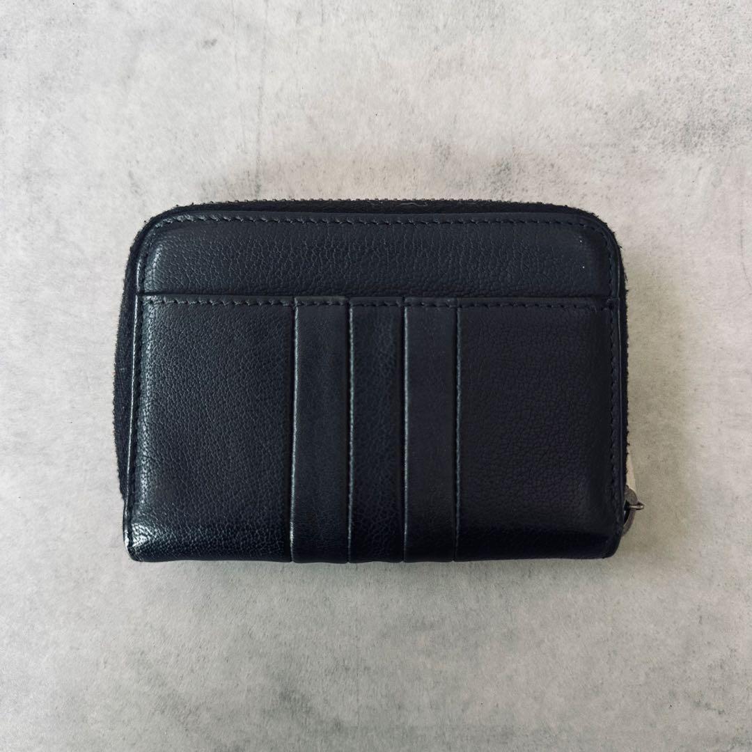 BALLY オールレザー 本革 ラウンドジップ コインケース 小銭入れ 黒 2