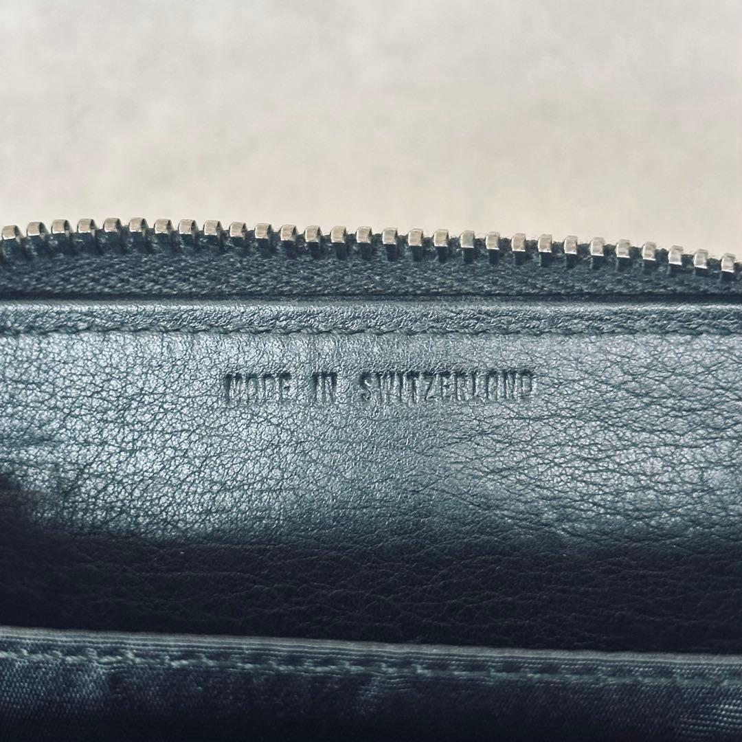 BALLY オールレザー 本革 ラウンドジップ コインケース 小銭入れ 黒 11