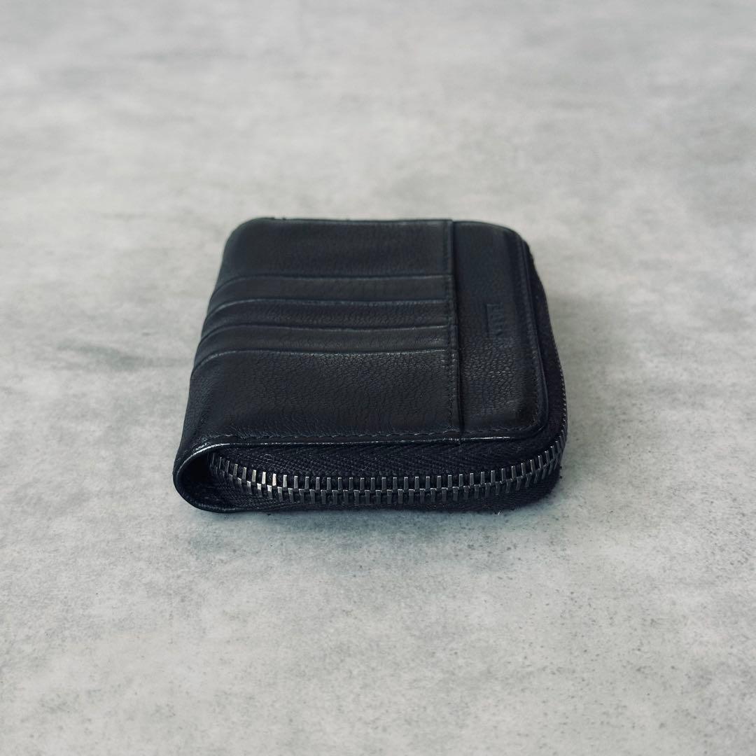 BALLY オールレザー 本革 ラウンドジップ コインケース 小銭入れ 黒 7