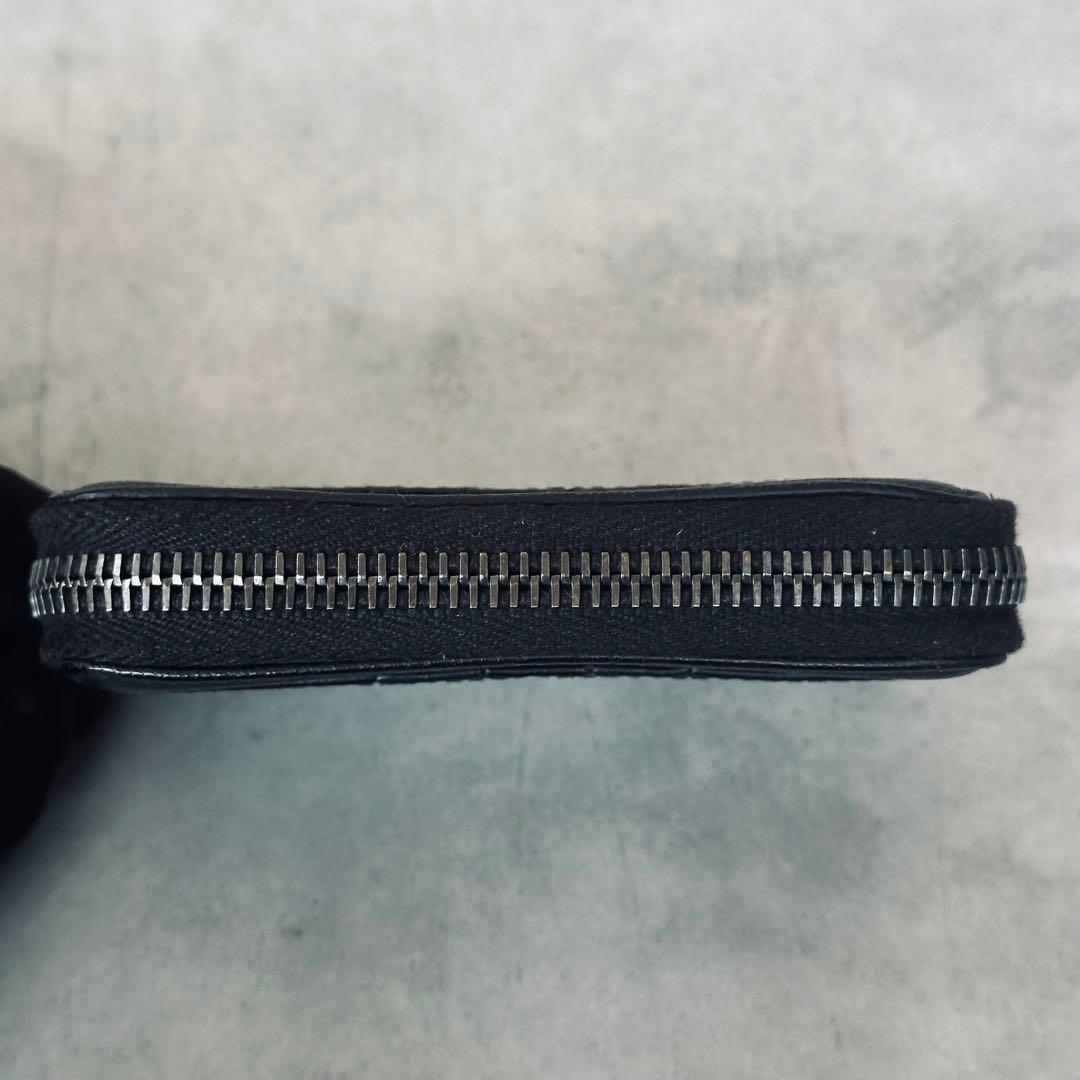 BALLY オールレザー 本革 ラウンドジップ コインケース 小銭入れ 黒 8