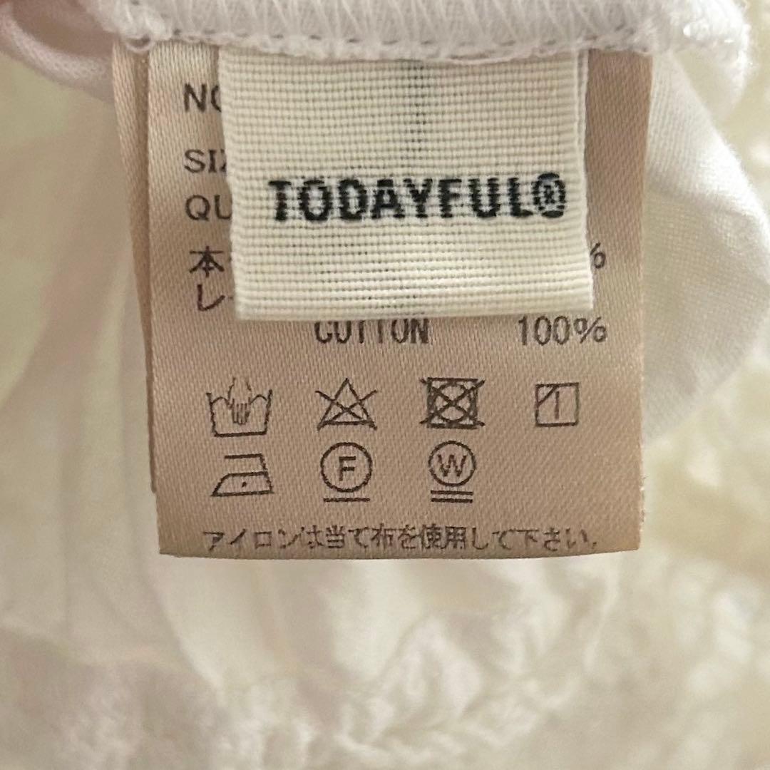 todayful チャーチレースドレス　ワンピース　ホワイト　36 8