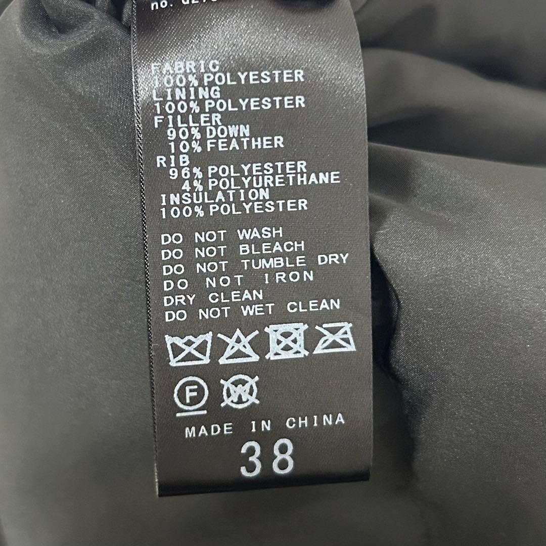 2025AW✨スピックアンドスパン　2WAY撥水ダウンハーフコート　ブラック 9