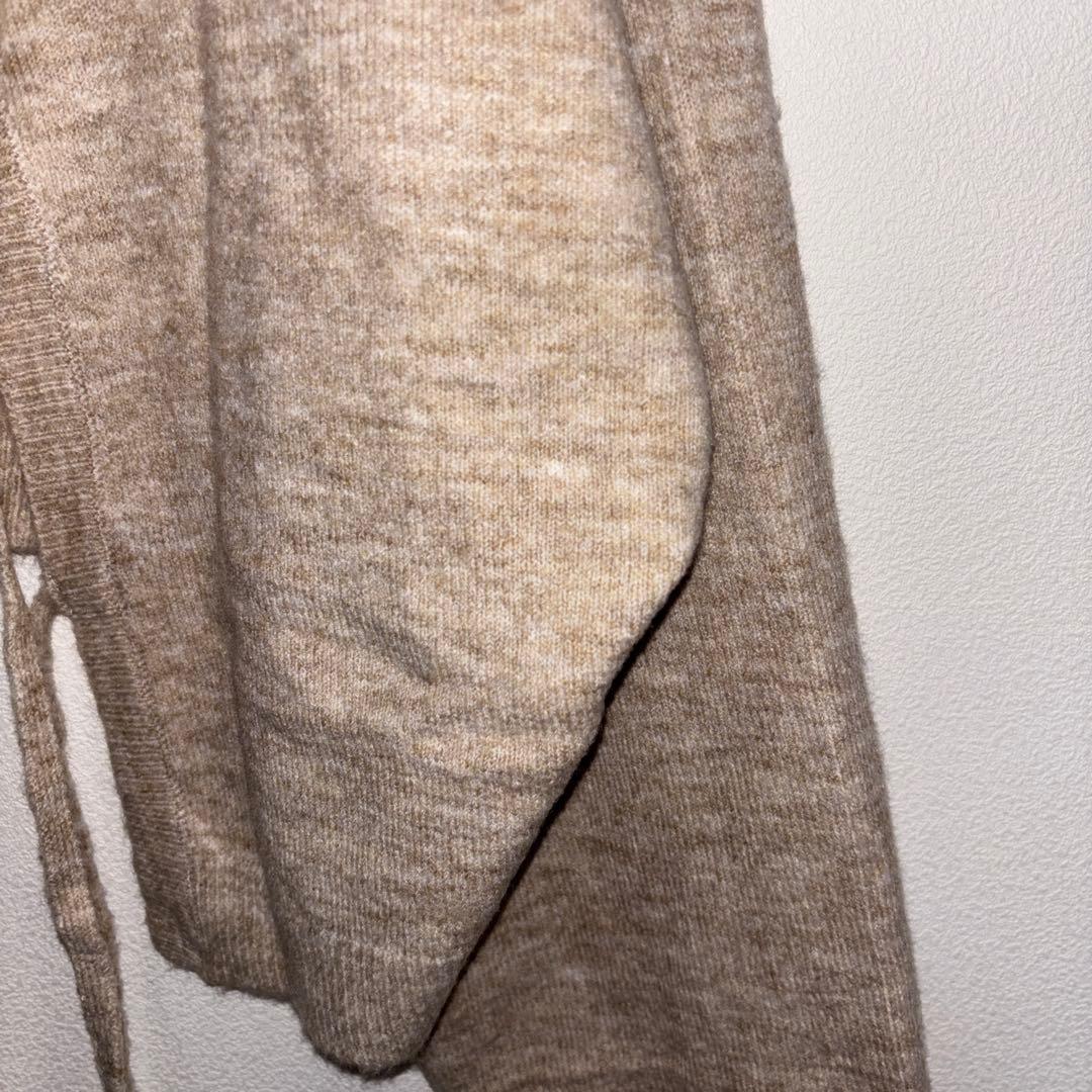 efforiaベージュ ショート丈カーディガン Mしまむらd663 8