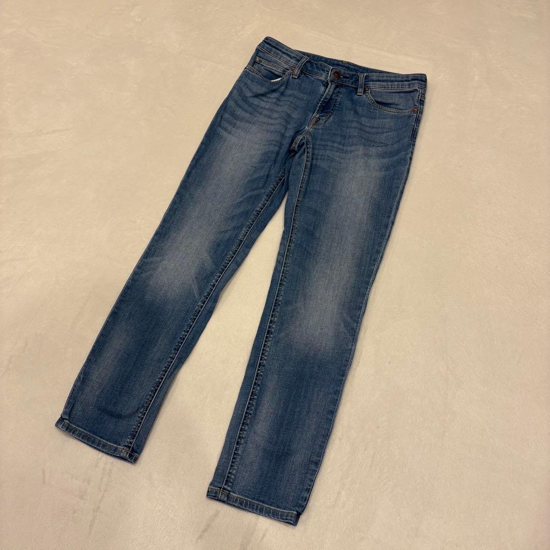 .ストレートデニム ジーンズ ブルー 24(61) ジーパン　美脚　レディース 2