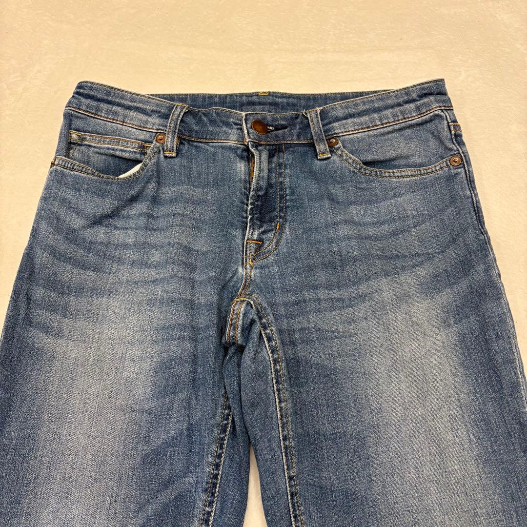 .ストレートデニム ジーンズ ブルー 24(61) ジーパン　美脚　レディース 3