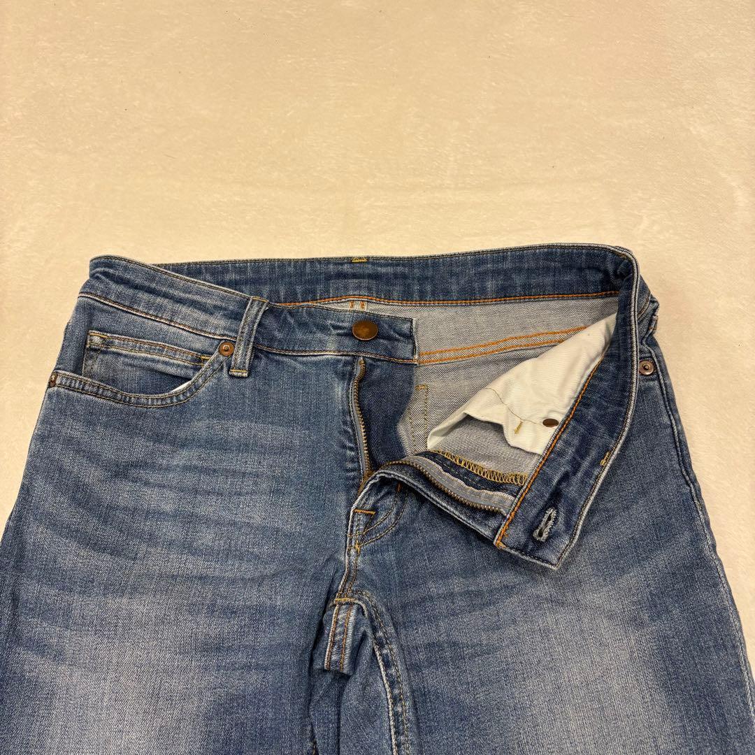 .ストレートデニム ジーンズ ブルー 24(61) ジーパン　美脚　レディース 4