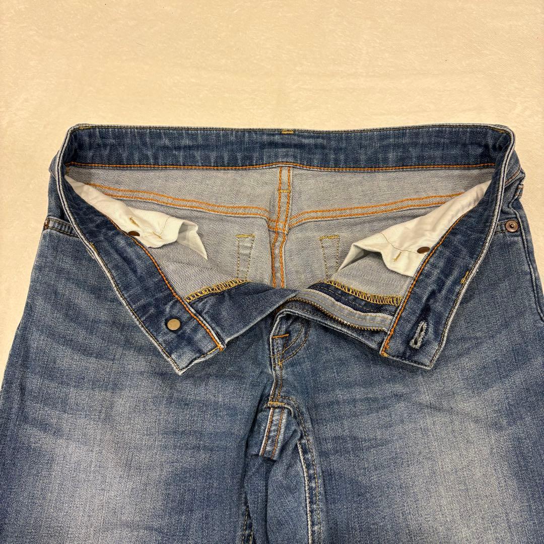 .ストレートデニム ジーンズ ブルー 24(61) ジーパン　美脚　レディース 5