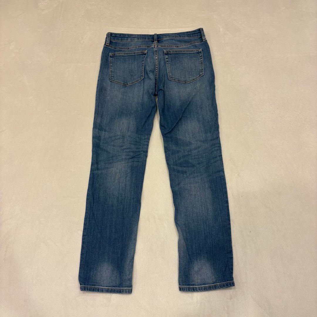 .ストレートデニム ジーンズ ブルー 24(61) ジーパン　美脚　レディース 6