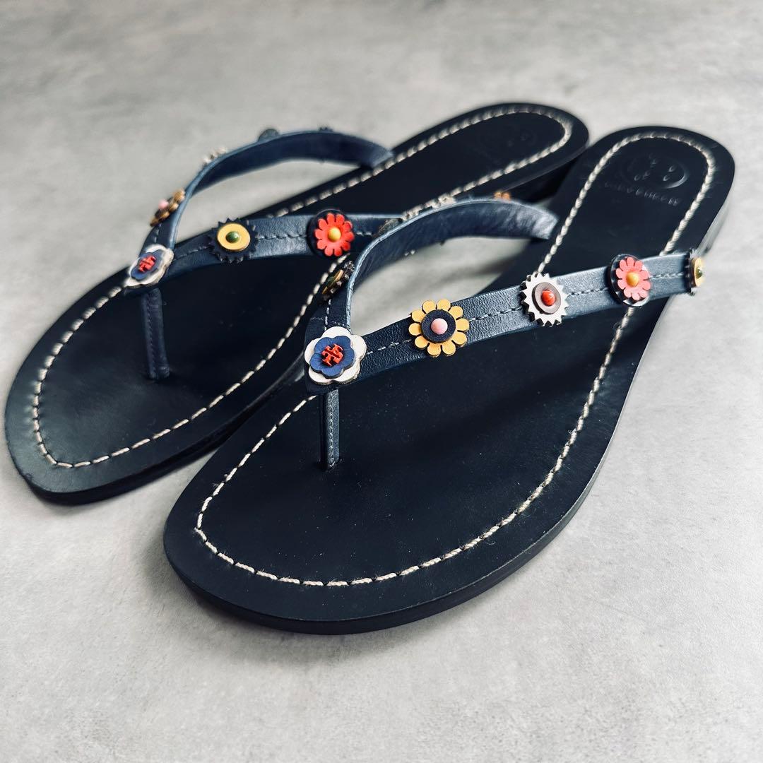 Tory Burch Marguerite Terra フラットトングサンダル