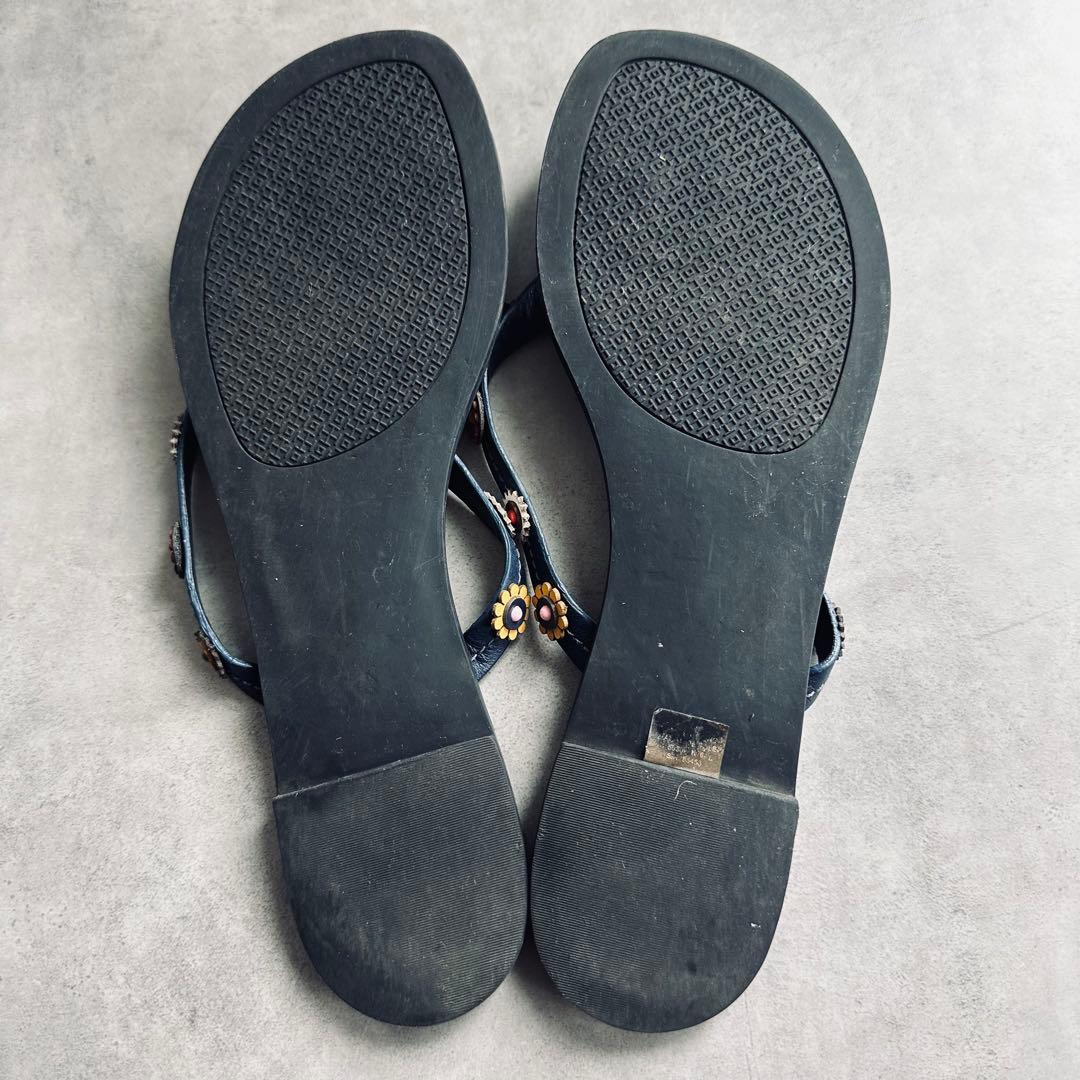 Tory Burch Marguerite Terra フラットトングサンダル 6