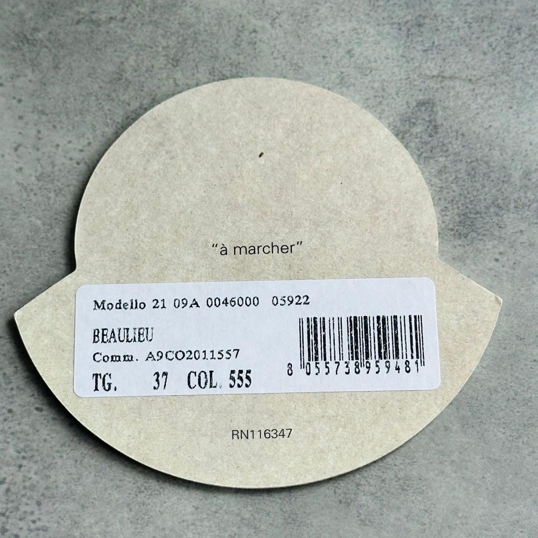 MONCLER エンボスロゴ　レザー　トングサンダル　アンクルストラップ　赤 13