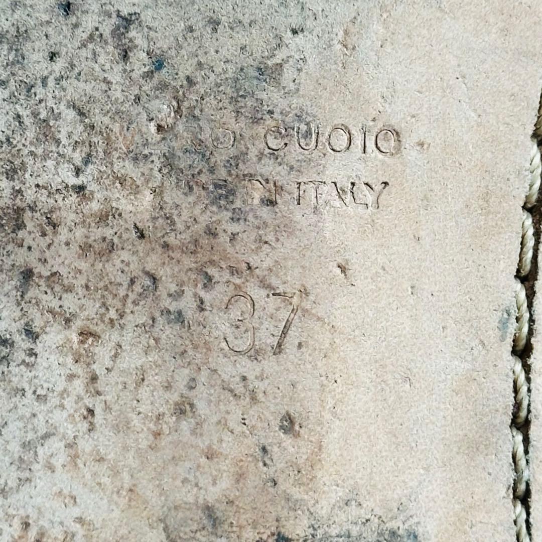 MONCLER エンボスロゴ　レザー　トングサンダル　アンクルストラップ　赤 8