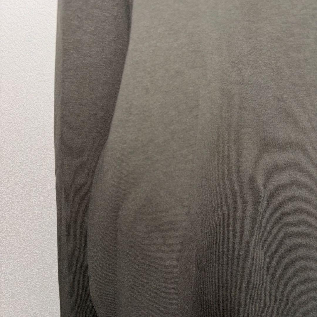UNIQLO モックネック L カーキプルオーバーメンズロンT d746 5
