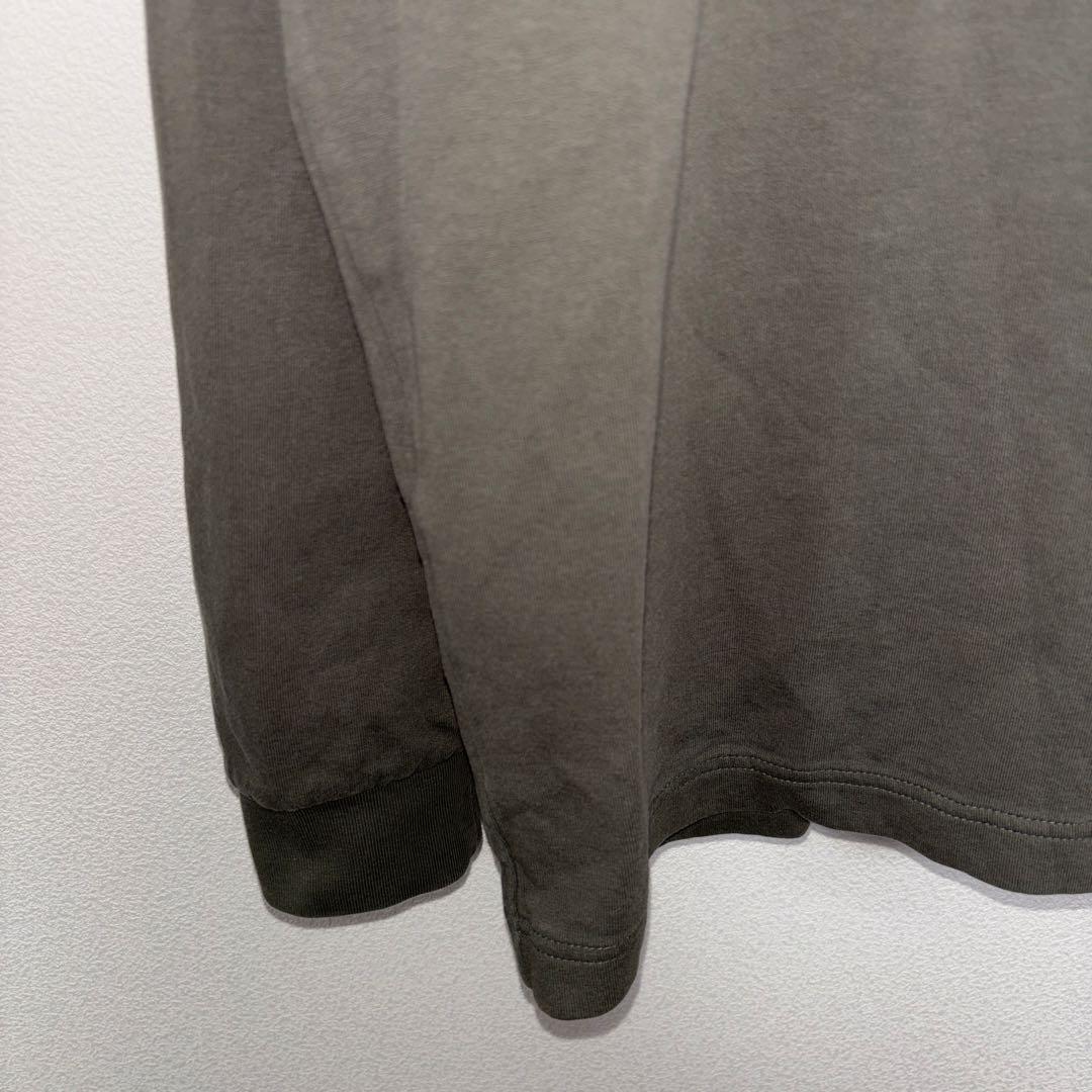 UNIQLO モックネック L カーキプルオーバーメンズロンT d746 6