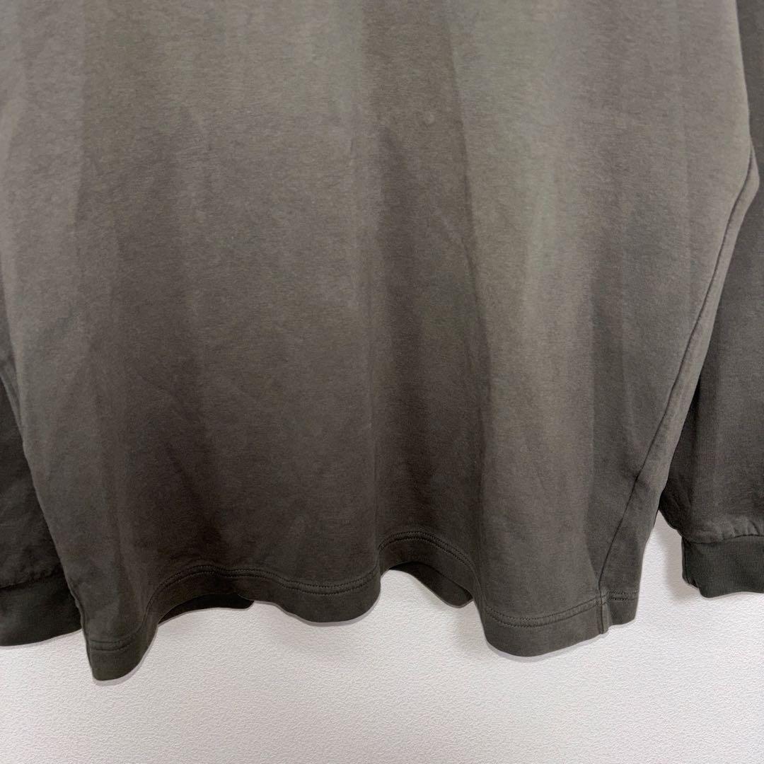 UNIQLO モックネック L カーキプルオーバーメンズロンT d746 10