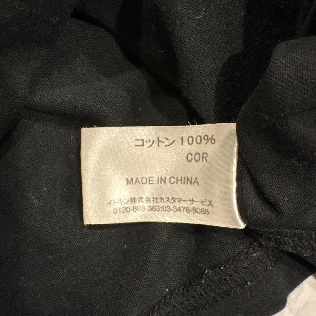 美品✨　a.v.v 半袖 Tシャツ ロゴ刺繍 ブラック 黒　S コットン100％ 6