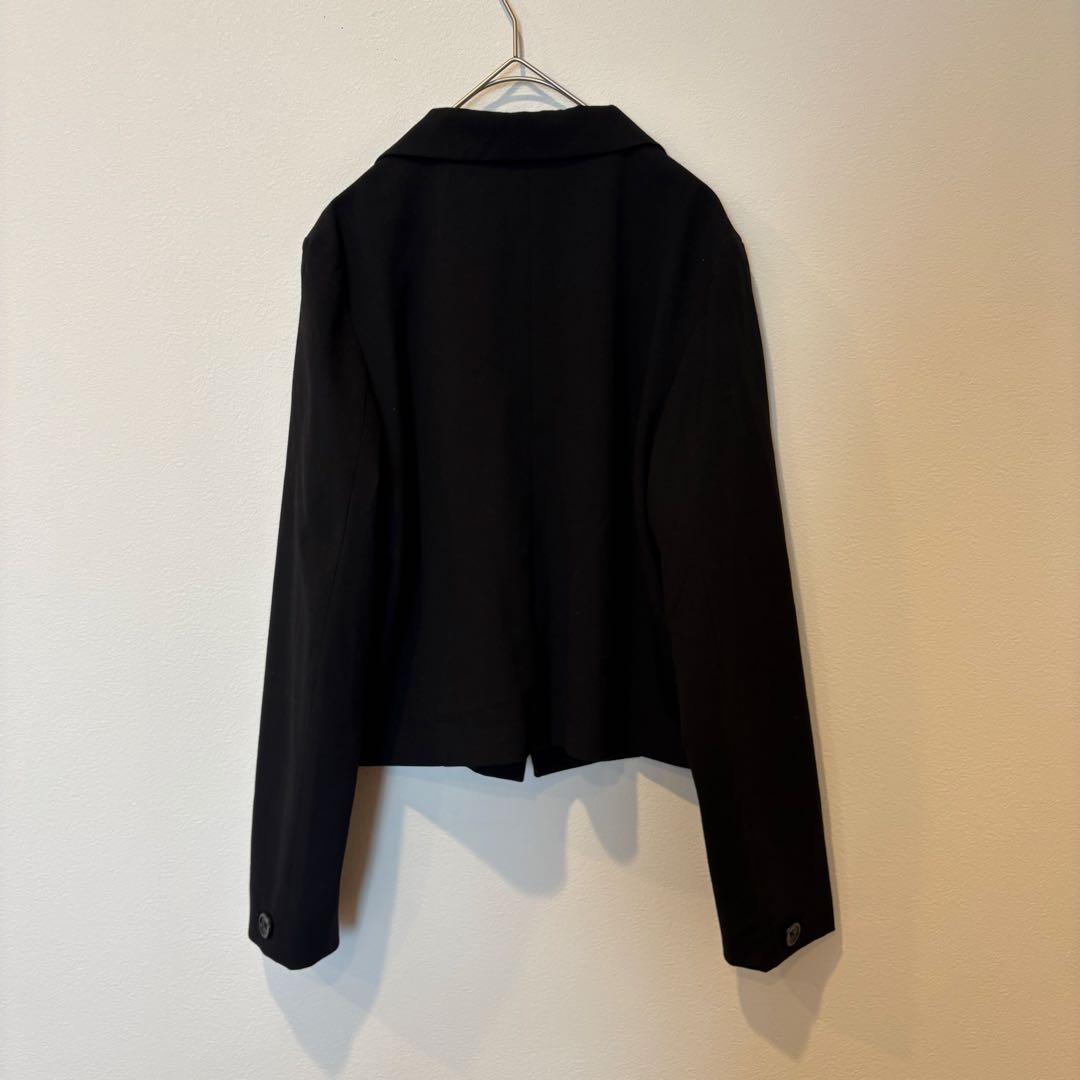 GU テーラードジャケット 黒 ブラック　M シンプル きれいめ　オフィス 6