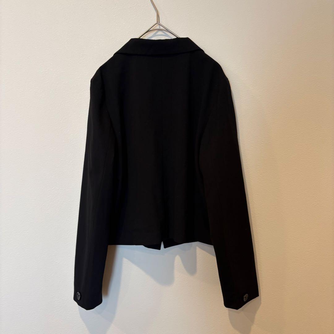 GU テーラードジャケット 黒 ブラック　M シンプル きれいめ　オフィス 7
