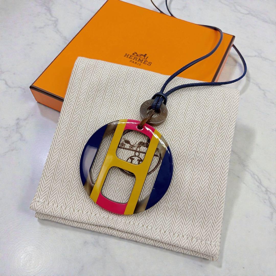 ⭐️未使用⭐️エルメス Hエキップ ネックレス バッファローホーン
