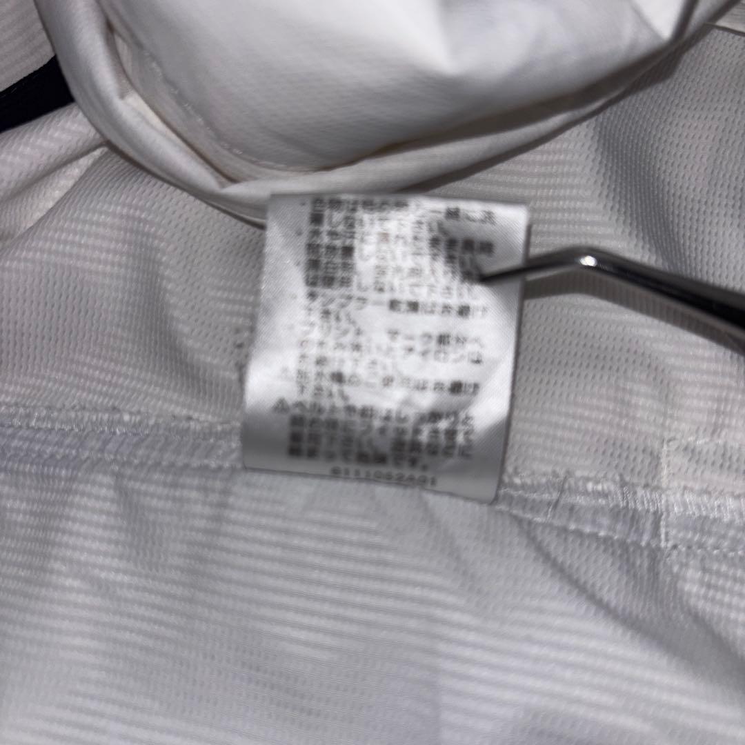 Champion XL ホワイトナイロンジャケットスポーツウェアd684 18