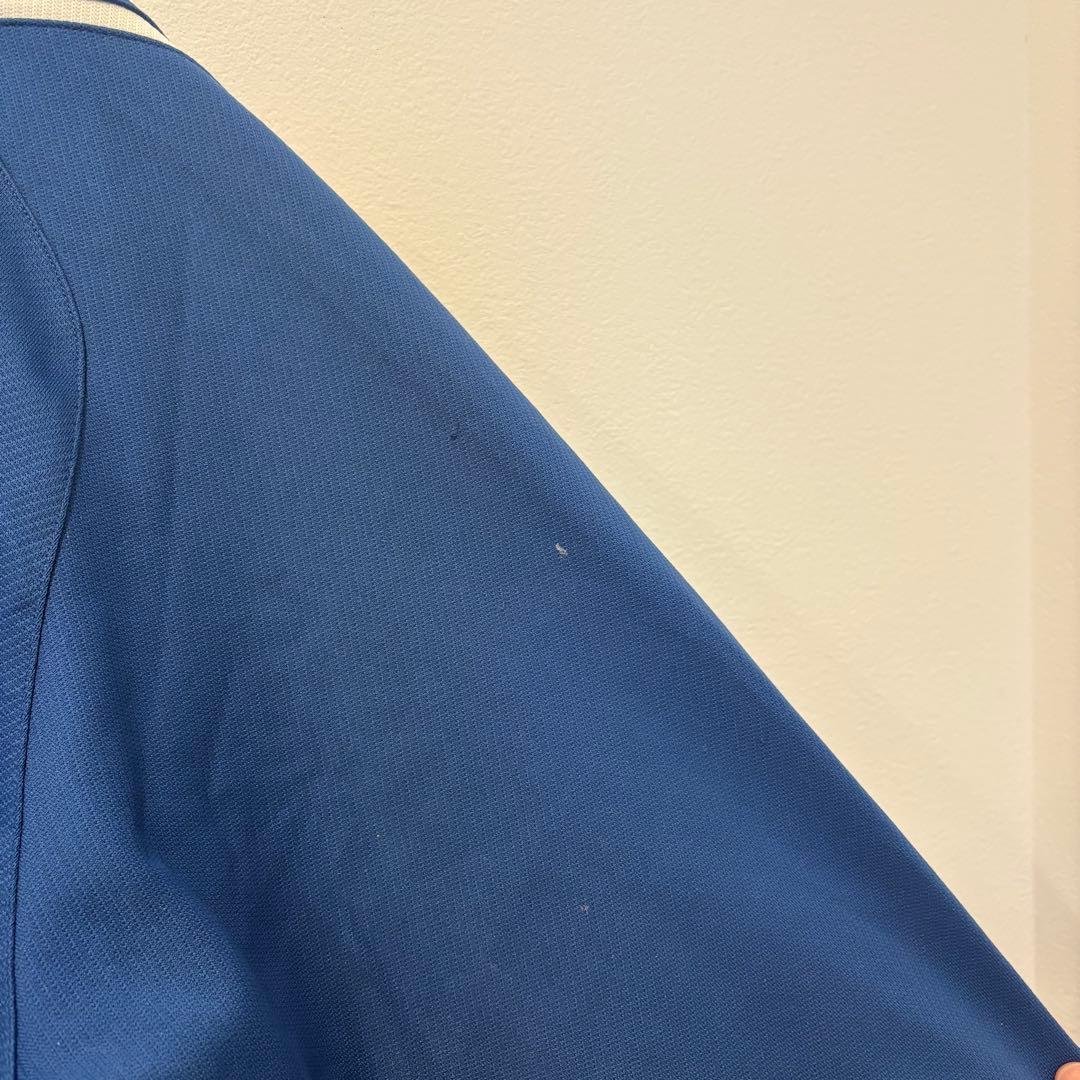 ナイキ ゲームシャツ 刺繍ロゴ 青　ブルー XL 長袖 メンズ スポーツ　90 8