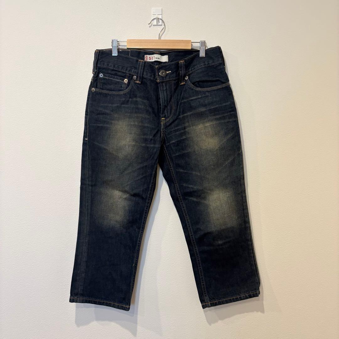 リーバイス 511 デニムパンツ スリム インディゴ W32 メンズ　ストレート