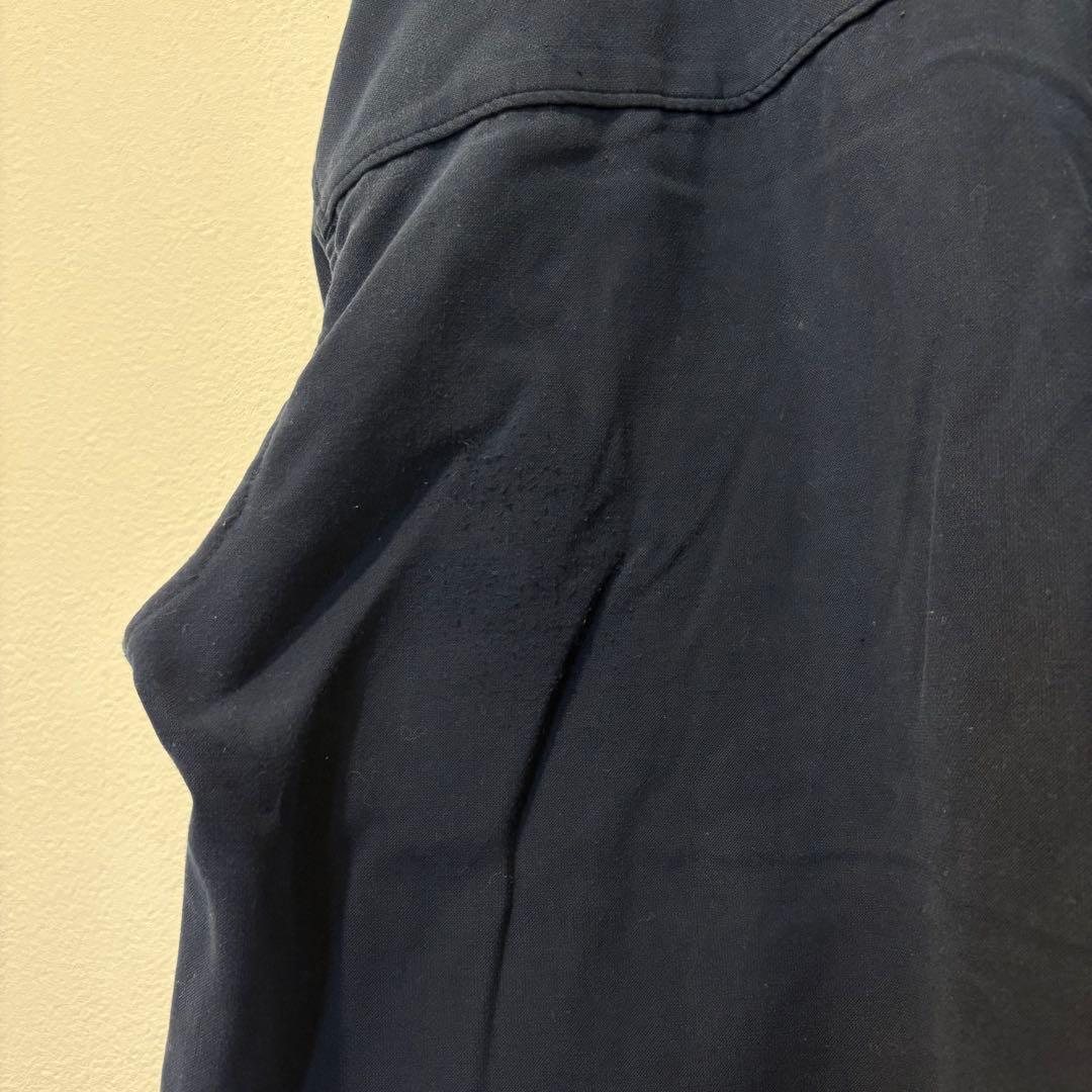 ザラ オーバーサイズ 半袖シャツ ネイビー 紺色　シンプル　L 胸ポケット 8