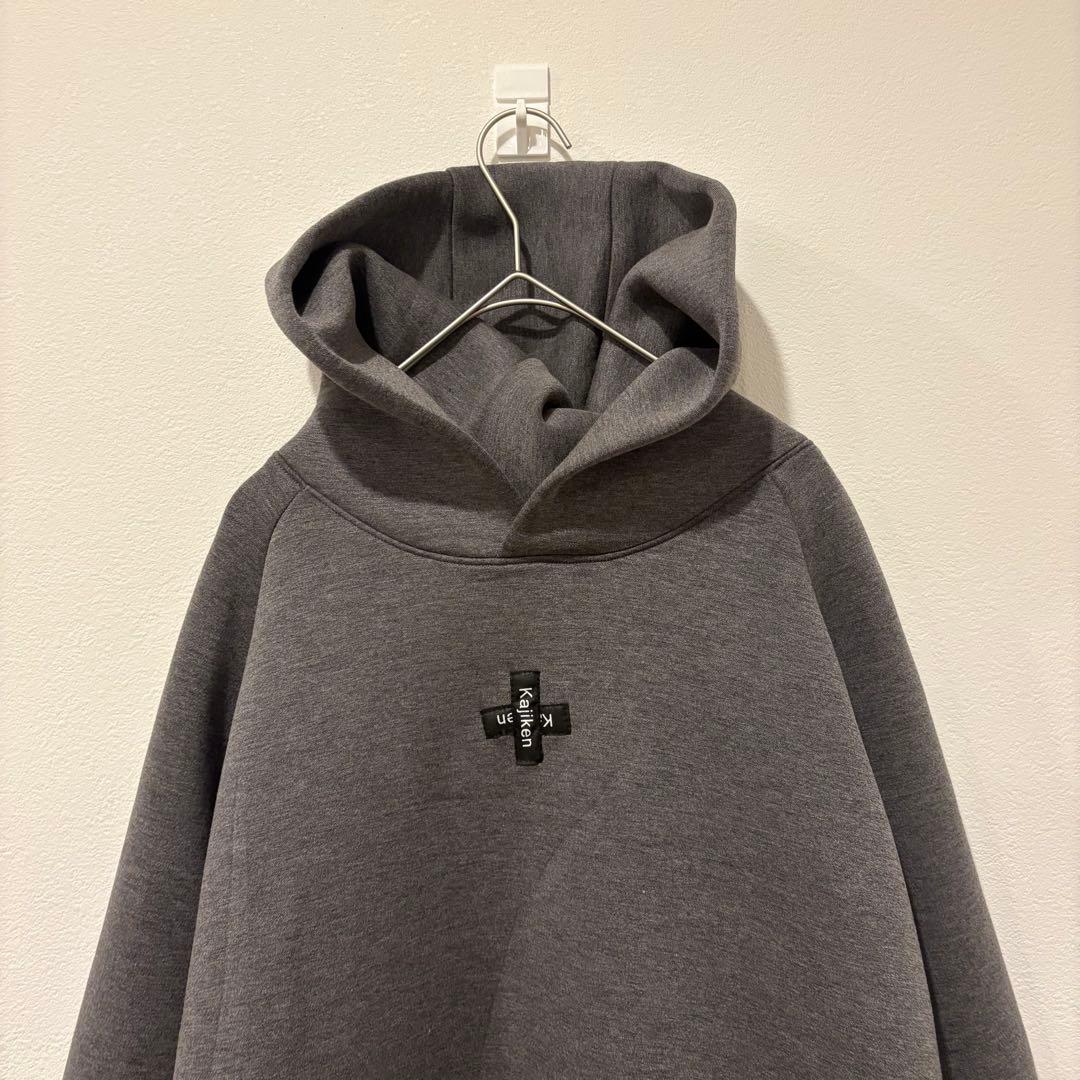 ライフマックス パーカー 無地 ストレッチ 灰グレー XL メンズ フーディー 2