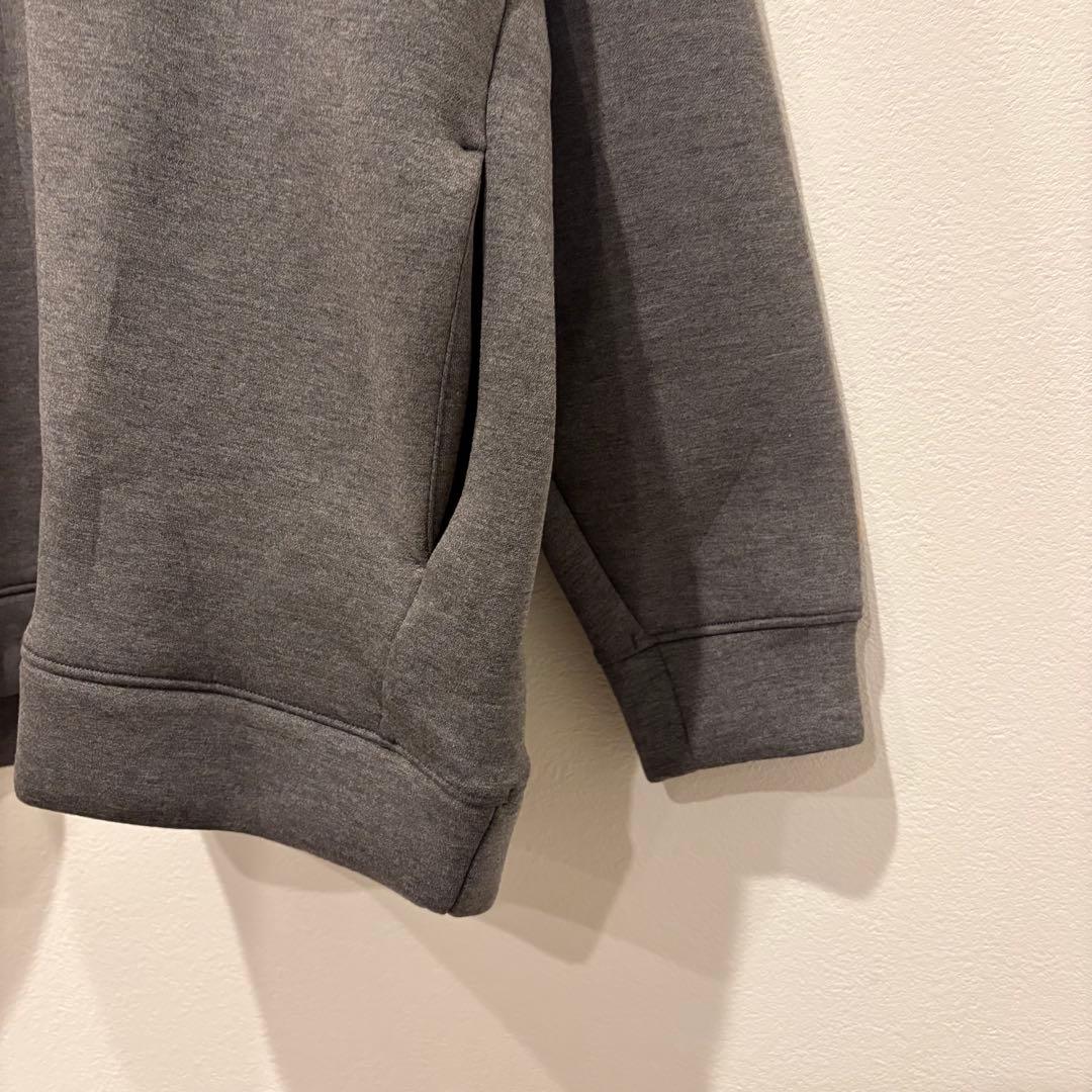 ライフマックス パーカー 無地 ストレッチ 灰グレー XL メンズ フーディー 4