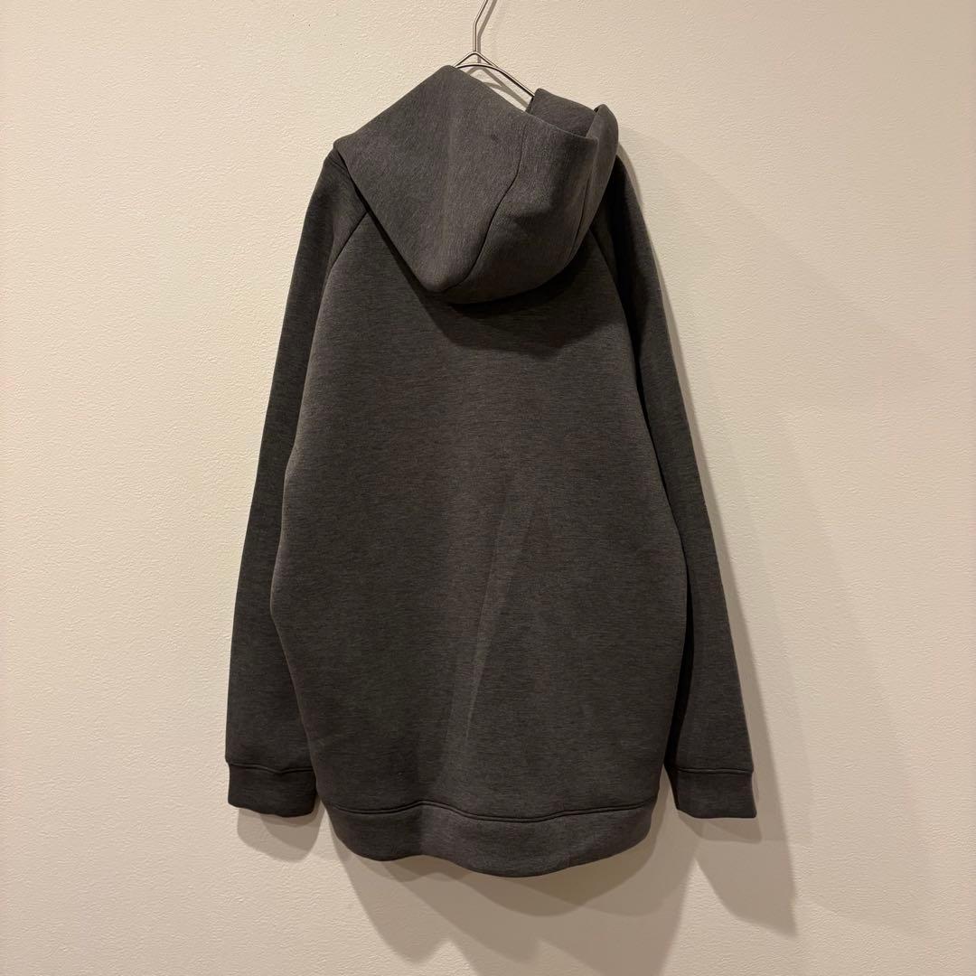 ライフマックス パーカー 無地 ストレッチ 灰グレー XL メンズ フーディー 6