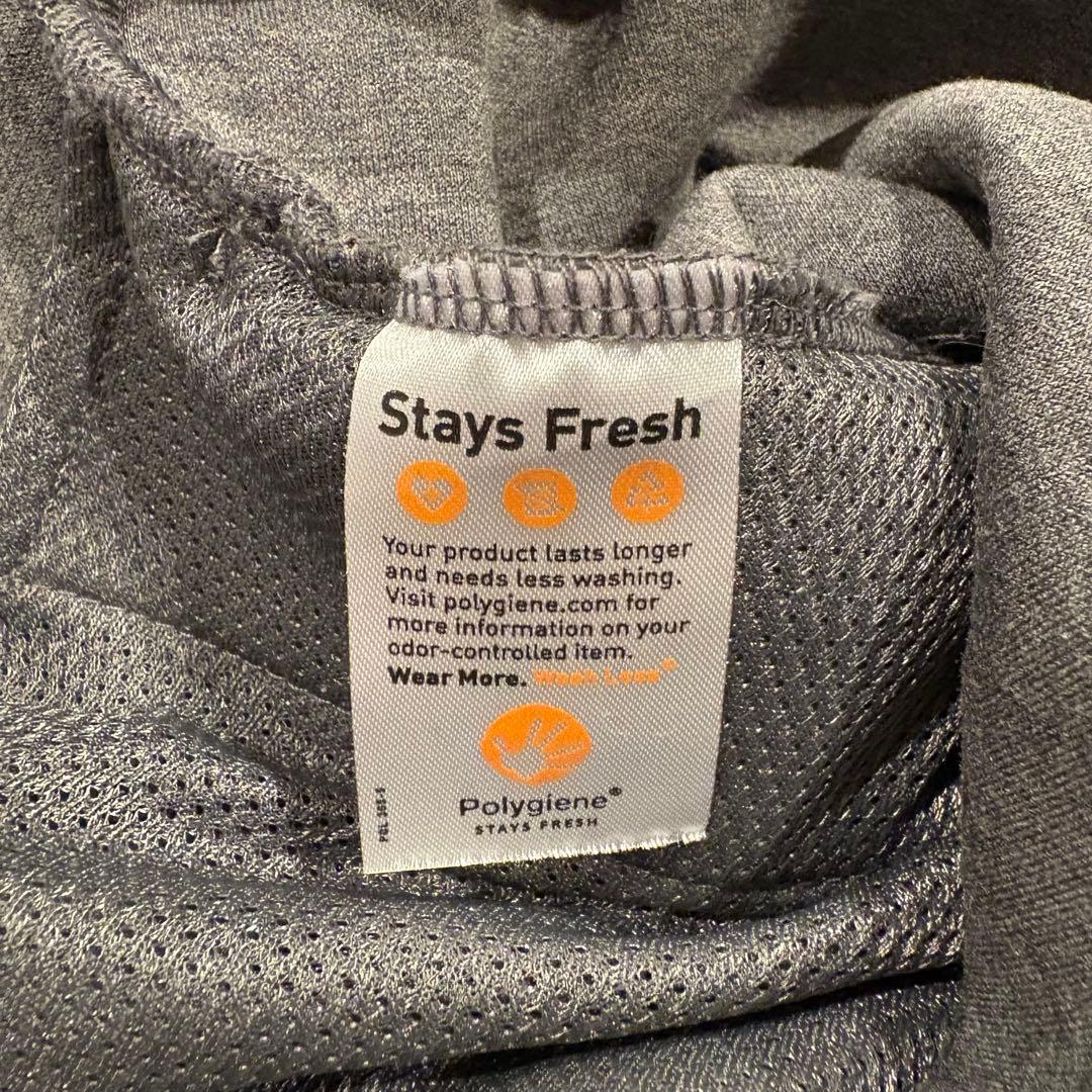 ライフマックス パーカー 無地 ストレッチ 灰グレー XL メンズ フーディー 8