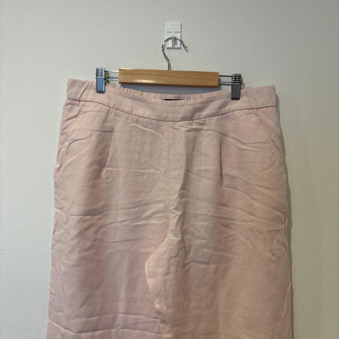 バナナリパブリック ワイドパンツ　ピンク M相当 上品　ゆったり 2