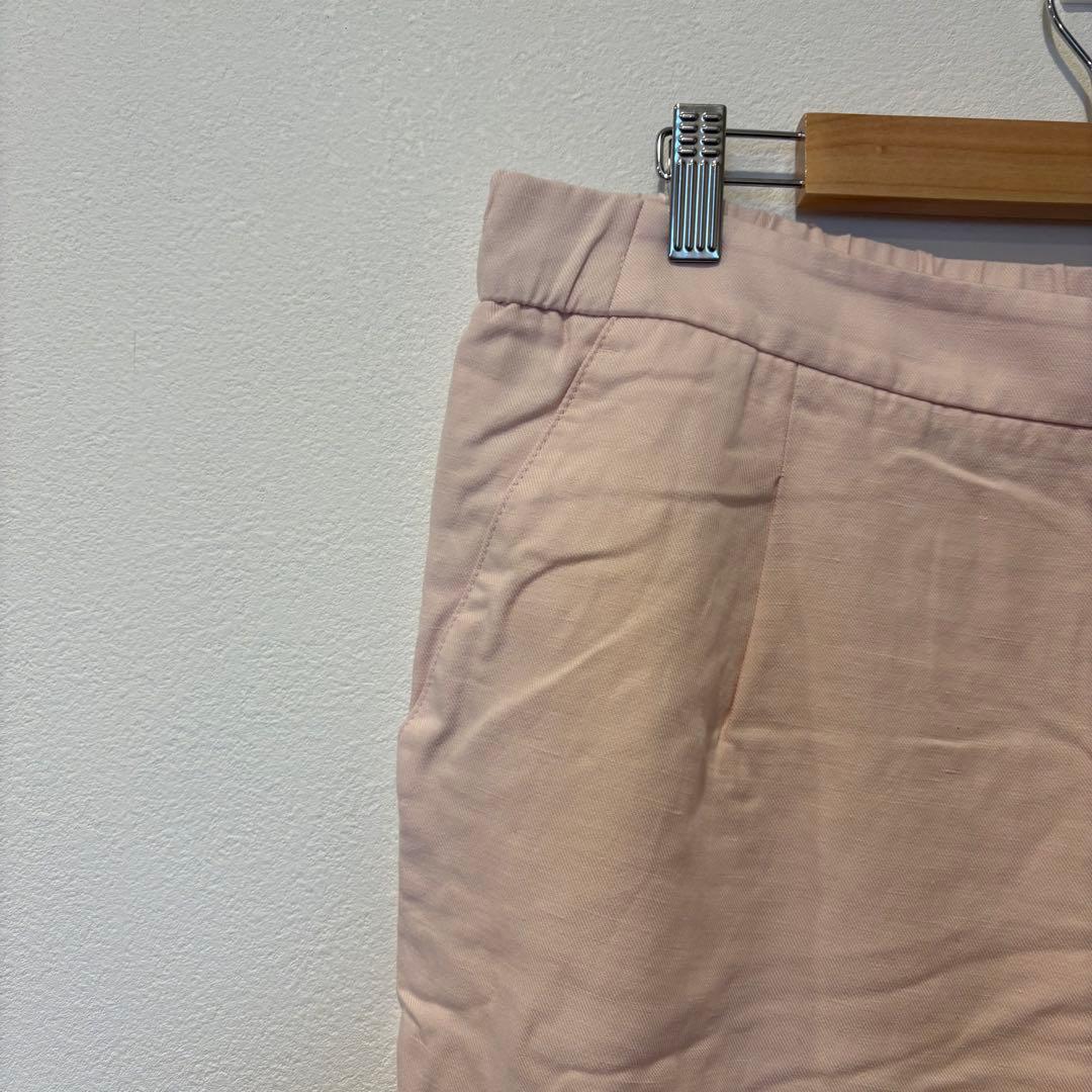 バナナリパブリック ワイドパンツ　ピンク M相当 上品　ゆったり 4