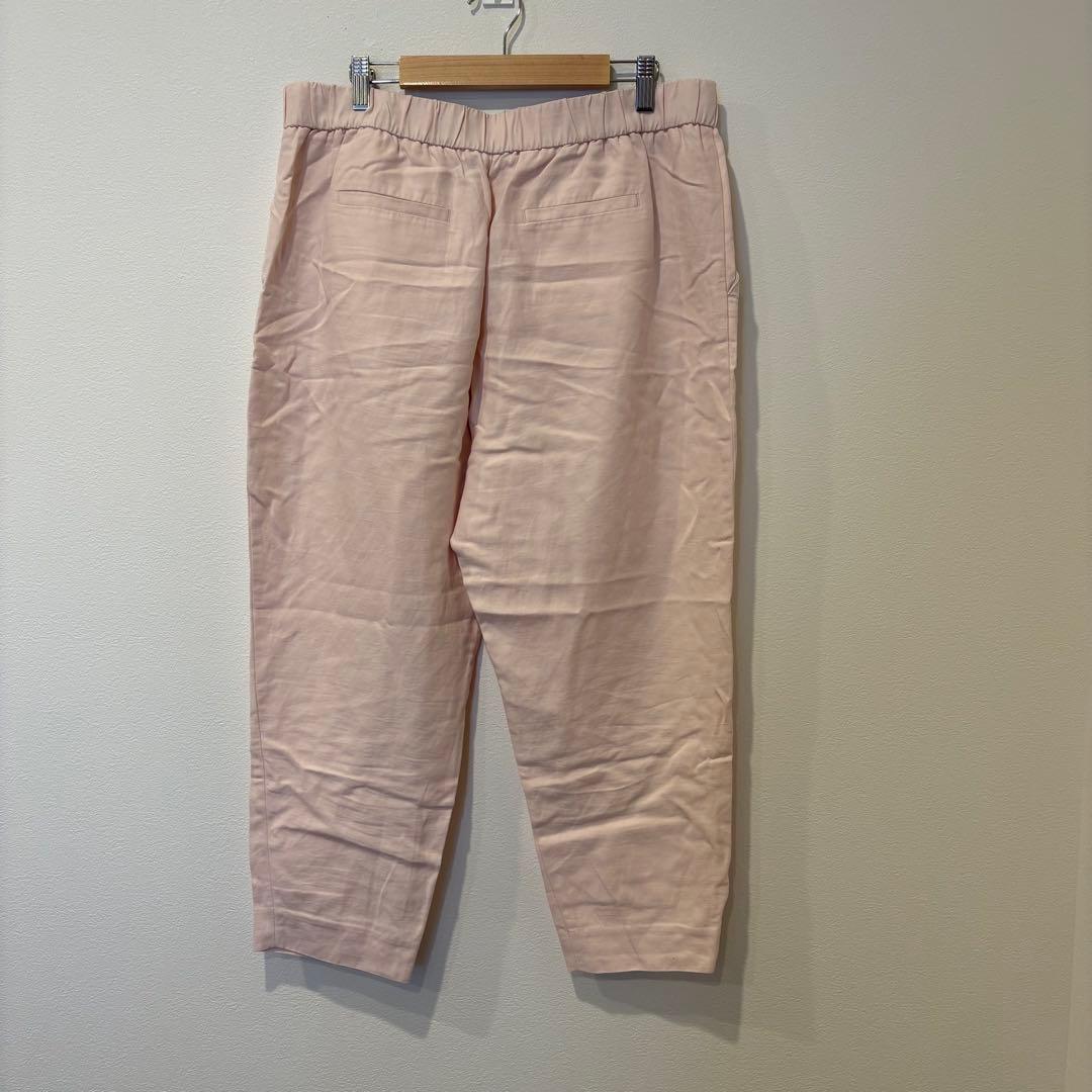 バナナリパブリック ワイドパンツ　ピンク M相当 上品　ゆったり 5