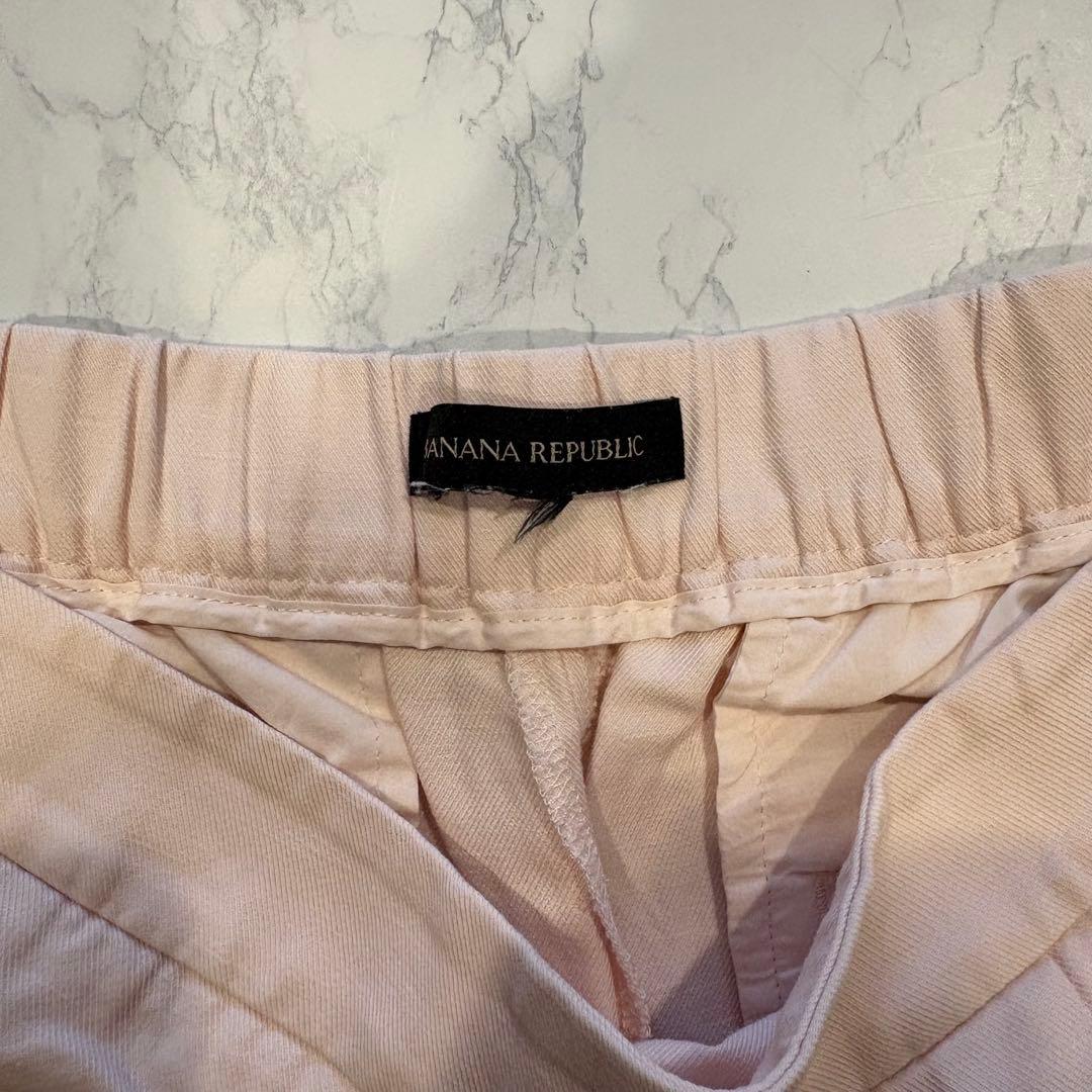 バナナリパブリック ワイドパンツ　ピンク M相当 上品　ゆったり 7