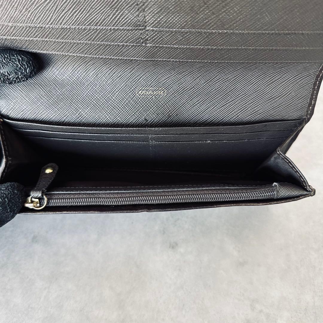 Y2K COACH マディソン　オプアート　二つ折り長財布　キャンバス　レザー 11