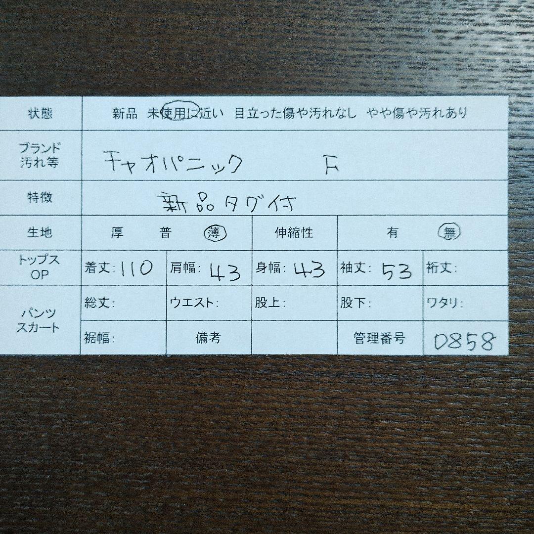 チャオパニック 花柄シフォンロングワンピース F 軽やか 春 新品タグ付き 12