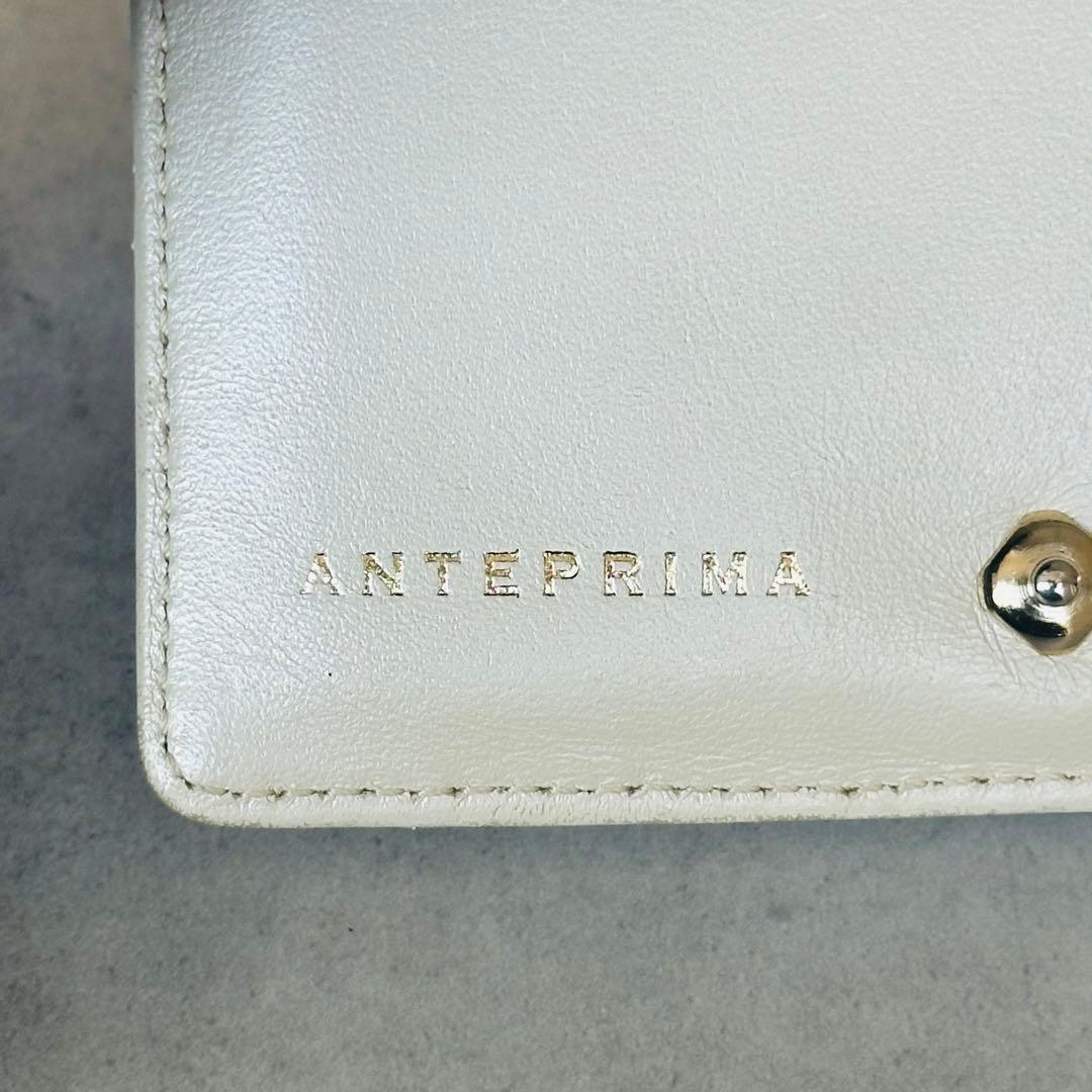 ANTEPRIMA クロコ型押し　がま口　二つ折り財布　コンパクトウォレット 15