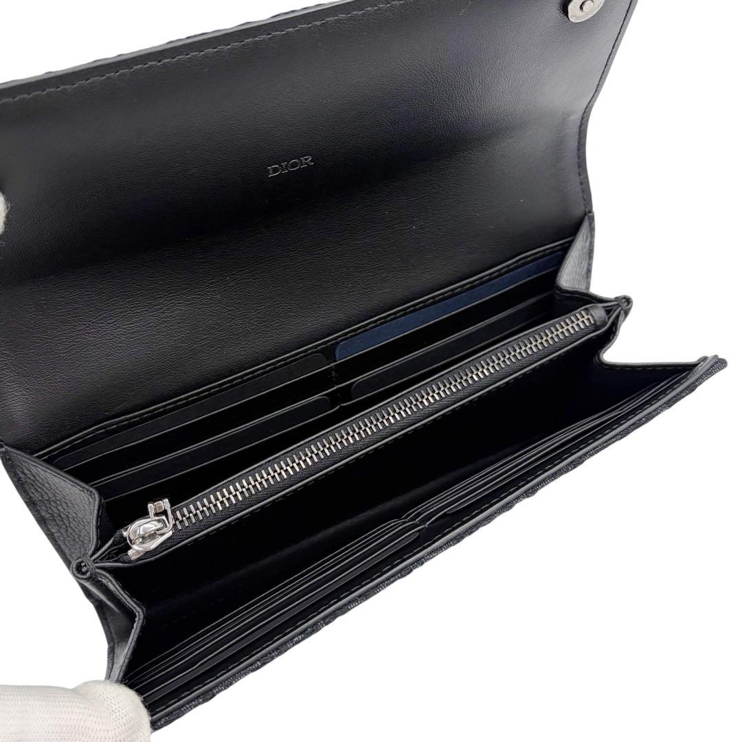 ⭐️美品⭐️ ディオール オブリーク ロングフラップウォレット 5